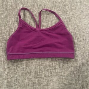 Lululemon Flow Y Bra Size 4 Purple